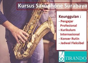 kursus saxophone surabaya